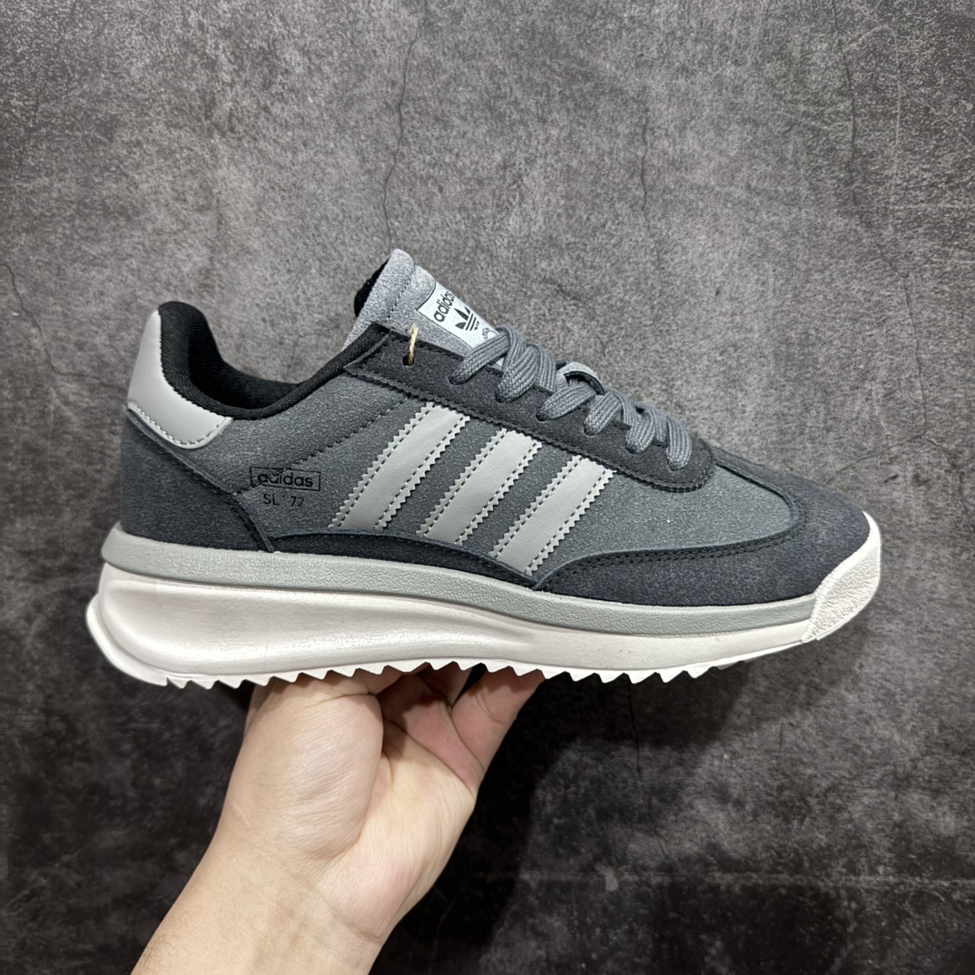 【公司级】Adidas originals SL 72 RTNr超轻便透气复古慢跑鞋rn鞋头的设计饱满圆润 r鞋面是翻毛皮和尼龙材质结合 上脚舒适柔软r橡胶大底非常耐磨防滑 包裹性很好 整体纤长r 货号：IH5633r 尺码：36 36.5 37.5 38 38.5 39 40 40.5 41 42 42.5 43 44 44.5 45 编码：WE200210-莆田鞋批发中心