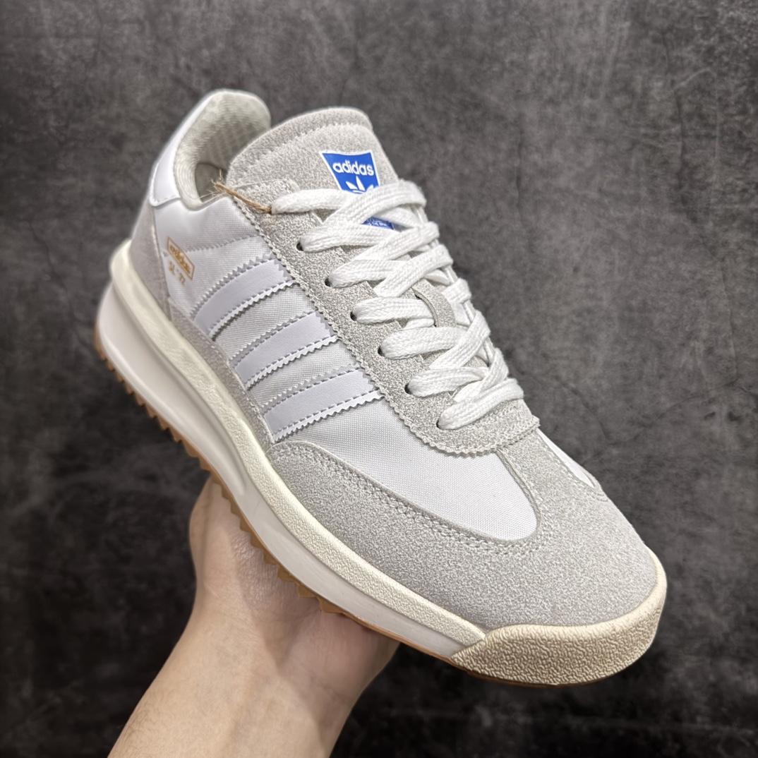 图片[3]-【公司级】Adidas originals SL 72 RTNr超轻便透气复古慢跑鞋rn鞋头的设计饱满圆润 r鞋面是翻毛皮和尼龙材质结合 上脚舒适柔软r橡胶大底非常耐磨防滑 包裹性很好 整体纤长r 货号：ID1031r 尺码：36 36.5 37.5 38 38.5 39 40 40.5 41 42 42.5 43 44 44.5 45 编码：WE200210-莆田鞋批发中心