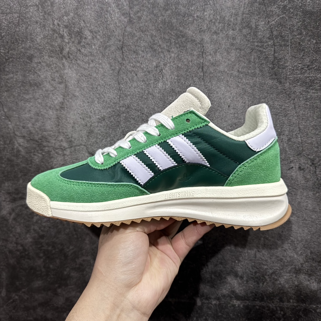 图片[2]-【公司级】Adidas originals SL 72 RTNr超轻便透气复古慢跑鞋rn鞋头的设计饱满圆润 r鞋面是翻毛皮和尼龙材质结合 上脚舒适柔软r橡胶大底非常耐磨防滑 包裹性很好 整体纤长r 货号：IH7993r 尺码：36 36.5 37.5 38 38.5 39 40 40.5 41 42 42.5 43 44 44.5 45 编码：WE200210-莆田鞋批发中心