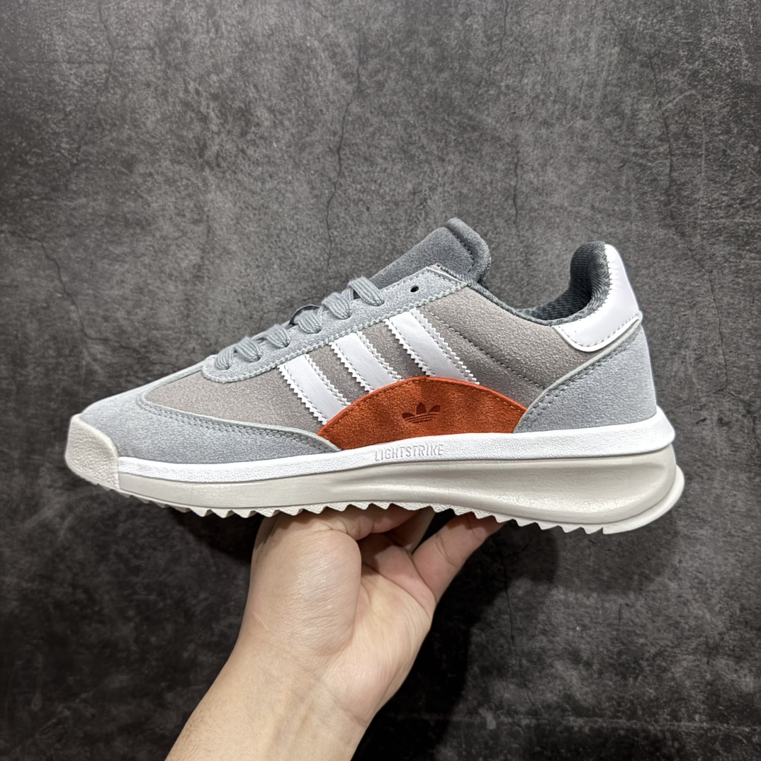 图片[2]-【公司级】Adidas originals SL 72 RTNr超轻便透气复古慢跑鞋rn鞋头的设计饱满圆润 r鞋面是翻毛皮和尼龙材质结合 上脚舒适柔软r橡胶大底非常耐磨防滑 包裹性很好 整体纤长r 货号：IH5558r 尺码：36 36.5 37.5 38 38.5 39 40 40.5 41 42 42.5 43 44 44.5 45 编码：WE200210-莆田鞋批发中心