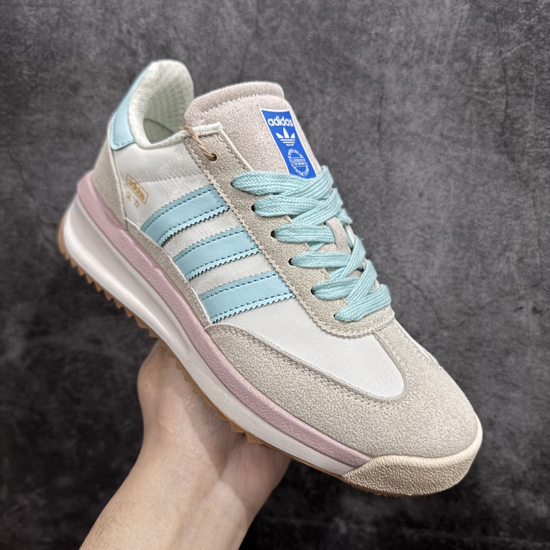 图片[3]-【公司级】Adidas originals SL 72 RTNr超轻便透气复古慢跑鞋rn鞋头的设计饱满圆润 r鞋面是翻毛皮和尼龙材质结合 上脚舒适柔软r橡胶大底非常耐磨防滑 包裹性很好 整体纤长r 货号：IH7988r 尺码：36 36.5 37.5 38 38.5 39 40 40.5 41 42 42.5 43 44 44.5 45 编码：WE200210-莆田鞋批发中心