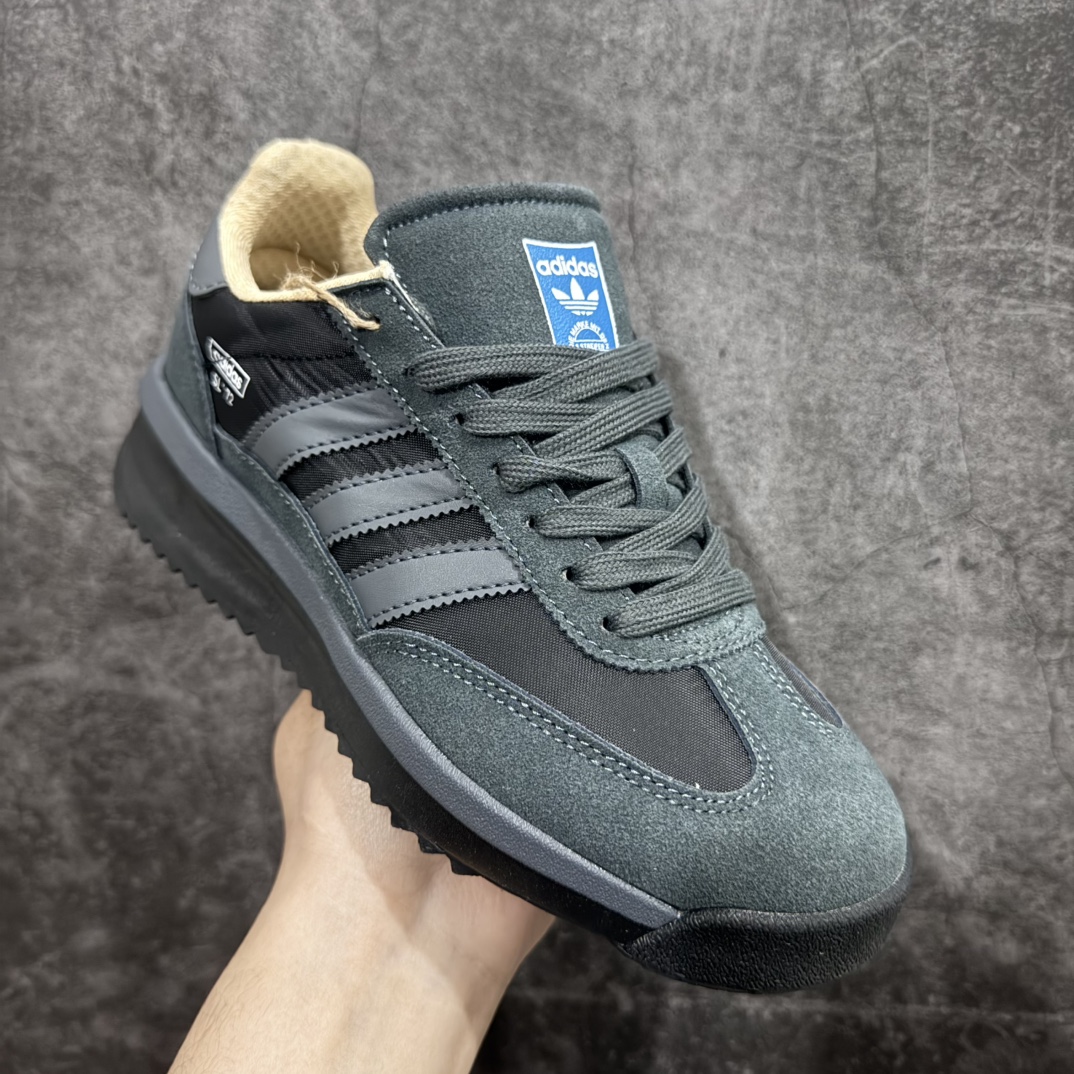 图片[3]-【公司级】Adidas originals SL 72 RTNr超轻便透气复古慢跑鞋rn鞋头的设计饱满圆润 r鞋面是翻毛皮和尼龙材质结合 上脚舒适柔软r橡胶大底非常耐磨防滑 包裹性很好 整体纤长r 货号：IH5569r 尺码：36 36.5 37.5 38 38.5 39 40 40.5 41 42 42.5 43 44 44.5 45 编码：WE200210-莆田鞋批发中心