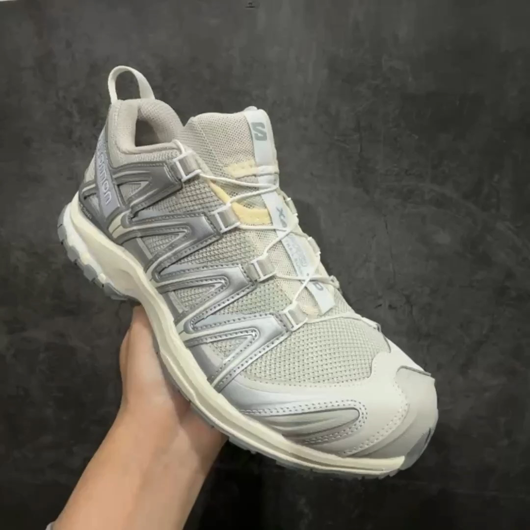 【PK版本】全新版本出货 纯原大厂出品 萨洛蒙 Salomon XA PRO 3D 户外轻便机能鞋 银色