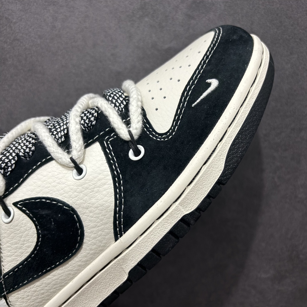 图片[5]-【定制版】Nk SB Dunk Low Supreme x 石头岛三方联名 绑带贴布黑勾 周年高端定制 低帮休闲板鞋 YX5066-202rn#定制鞋盒 大厂纯原品质出货 超高清洁度 皮料切割干净无任何毛边 细节完美 r 尺码：36 36.5 37.5 38 38.5 39 40 40.5 41 42 42.5 43 44 44.5 45 编码：HXS340360-莆田鞋批发中心