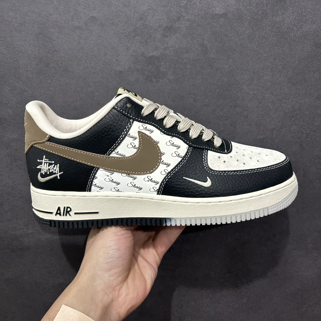 【公司级】Nk Air Force 1\’07 Low 斯图西联名 黑荔纹双拼底 空军一号低帮休闲板鞋 CH6336-519rn#原楦头原纸板 原装鞋盒 定制五金配件 内置全掌气垫 原厂鞋底 r 尺码：36 36.5 37.5 38 38.5 39 40 40.5 41 42 42.5 43 44 44.5 45  编码：HXS310320-莆田鞋批发中心