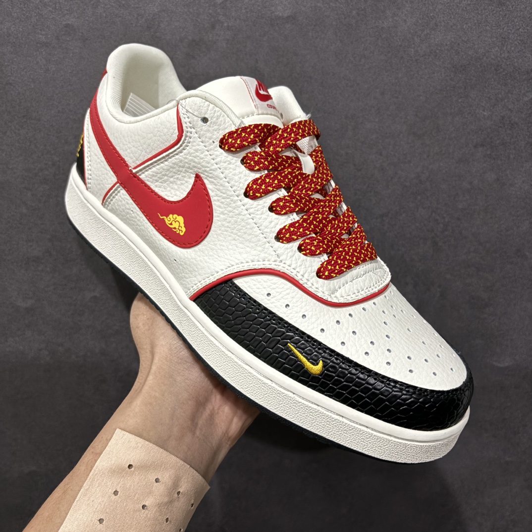 图片[3]-【公司级】Nike Court Vision Low 蛇年限定n休闲运动板鞋 纯原版本n低帮百搭透气休闲运动板鞋，经典耐用的设计，兼顾舒适脚感和出众风范，演绎匠心之作。结构性的支撑贴合感结合复古篮球设计，塑就场外全明星风范官方货号: FD5188 130 尺码：36 36.5 37.5 38 38.5 39 40 40.5 41 42 42.5 43 44 44.5 45 编码：CC260280-莆田鞋批发中心