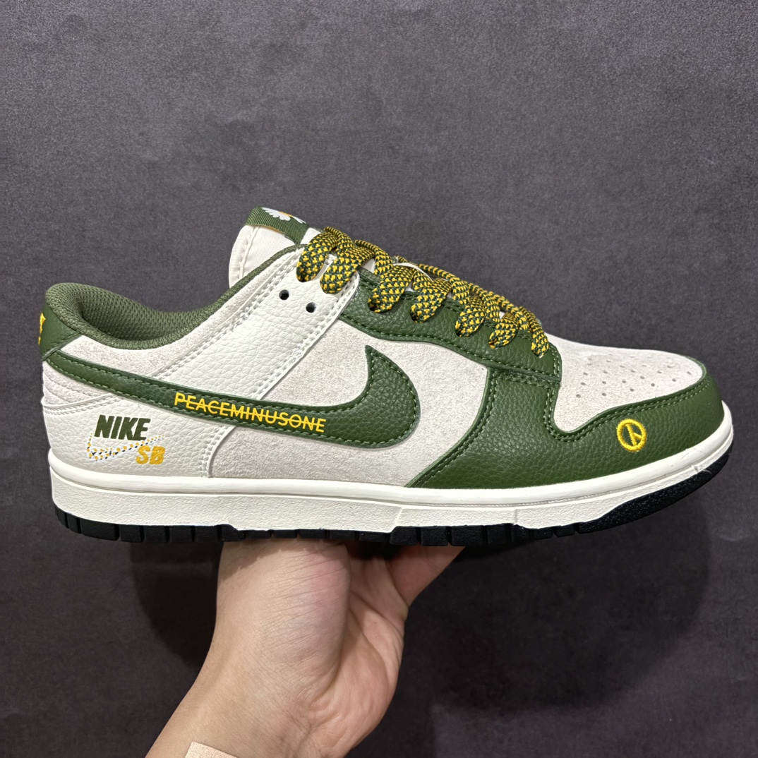 【定制版】Nk SB Dunk Low 小雏菊系列 猪八绿勾 周年高端定制 低帮休闲板鞋 DJ2024-072rn#定制鞋盒 大厂纯原品质出货 超高清洁度 皮料切割干净无任何毛边 细节完美 r 尺码：36 36.5 37.5 38 38.5 39 40 40.5 41 42 42.5 43 44 44.5 45  编码：HXS340360-莆田鞋批发中心