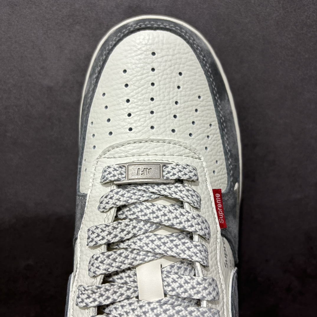 图片[8]-【公司级】海外限量发售NIke Air Force 1 \’07 Low “Supreme联名–灰勾红小标”空军一号 低帮 运动鞋 休闲鞋 折边针车 工艺难度大 原楦头原纸板 原装鞋盒 定制五金配件 内置全掌气垫 原厂鞋底货号：CH6336-510 尺码：36 36.5 37.5 38 38.5 39 40 40.5 41 42 42.5 43 44 44.5 45 编码：HXS310320-莆田鞋批发中心