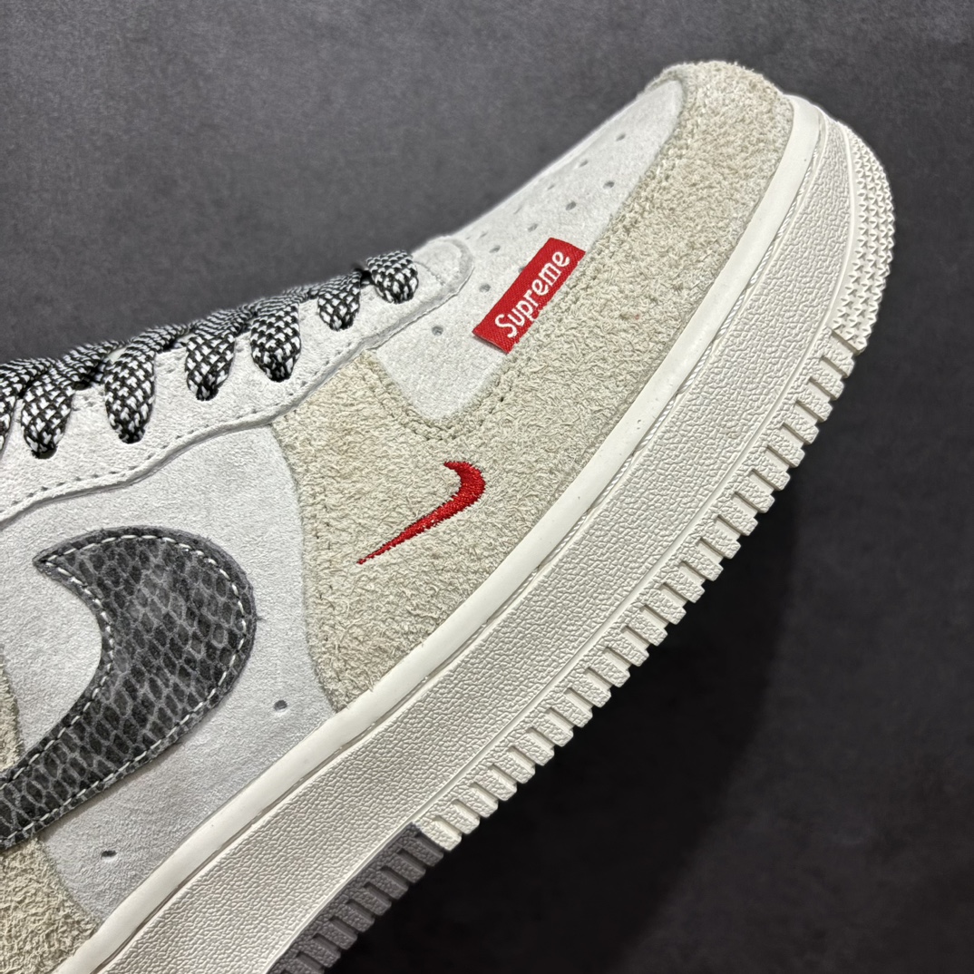 图片[5]-【公司级】Nk Air Force 1\’07 Low Supreme联名 灰蛇鳞 空军一号低帮休闲板鞋 DM6688-010rn#原楦头原纸板 原装鞋盒 定制五金配件 内置全掌气垫 原厂鞋底 r 尺码：36 36.5 37.5 38 38.5 39 40 40.5 41 42 42.5 43 44 44.5 45  编码：HXS310320-莆田鞋批发中心