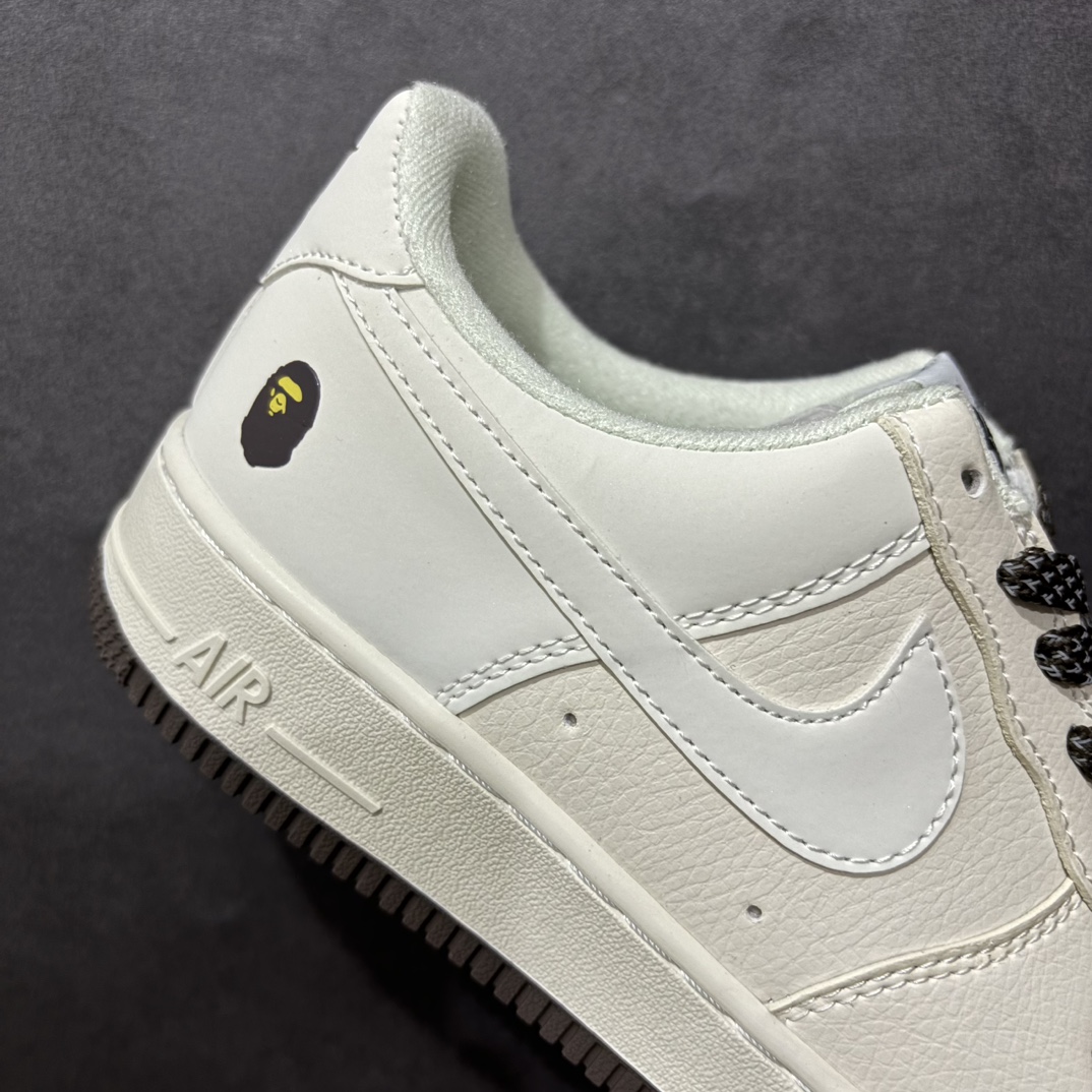 图片[6]-【特价福利】Nike Air Force 1 \’07 Low “Bape联名”空军一号 低帮 运动鞋 休闲鞋 折边针车 工艺难度大 原楦头原纸板 原装鞋盒 定制五金配件 内置全掌气垫 原厂鞋底货号：FG6688-100 Size：36 36.5 37.5 38 38.5 39 40 40.5 41 42 42.5 43 44 44.5 45 编码：CC190200-莆田鞋批发中心