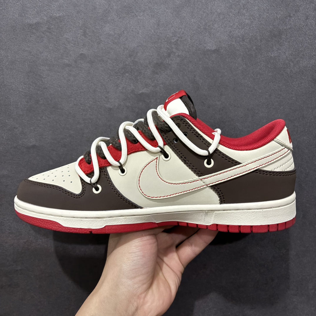 图片[2]-【定制版】Nike SB Dunk Low 蛇年限定 米棕红小钩绑带n纯原大厂出品 极力推荐n原装头层材料 独家版型蒸餾加工n帶來的是更好的视觉和脚感体验n大厂纯原品质出货 清洁度 电绣工艺皮料切割干净无任何毛边 细节完美 官方货号：YX5066 268 尺码：36 36.5 37.5 38 38.5 39 40 40.5 41 42 42.5 43 44 44.5 45  编码：HXS340360-莆田鞋批发中心