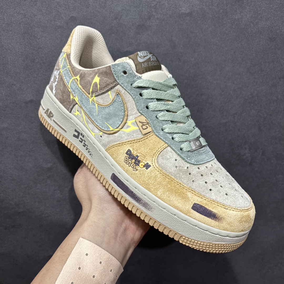 图片[3]-【公司级】Nike Air Force 1 Low 07 七龙珠涂鸦 黄棕蓝n原楦头原纸板 打造纯正低帮空军版型 专注外贸渠道 全掌内置蜂窝气垫原盒配件 原厂中底钢印、拉帮完美官方货号：CD1212 666 Size：36 36.5 37.5 38 38.5 39 40 40.5 41 42 42.5 43 44 44.5 45 编码：HXS310320-莆田鞋批发中心