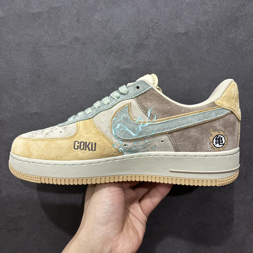 图片[2]-【公司级】Nike Air Force 1 Low 07 七龙珠涂鸦 黄棕蓝n原楦头原纸板 打造纯正低帮空军版型 专注外贸渠道 全掌内置蜂窝气垫原盒配件 原厂中底钢印、拉帮完美官方货号：CD1212 666 Size：36 36.5 37.5 38 38.5 39 40 40.5 41 42 42.5 43 44 44.5 45 编码：HXS310320-莆田鞋批发中心