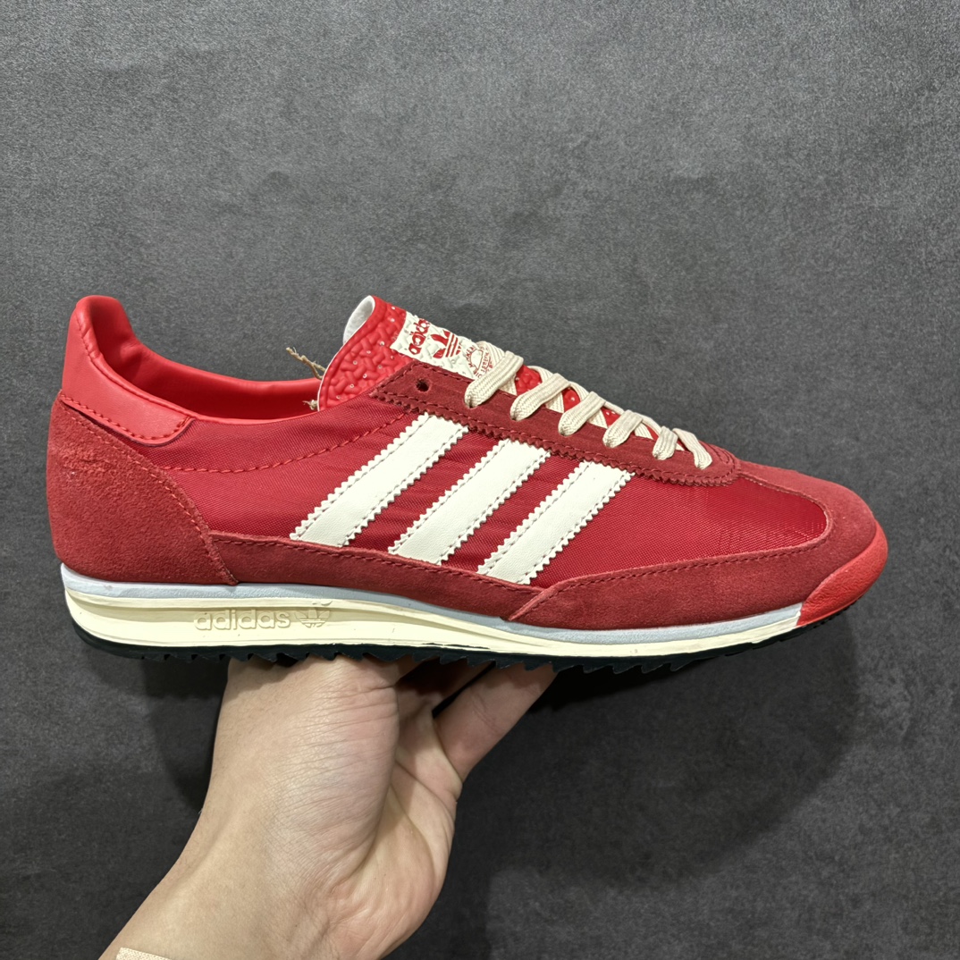 【K8纯原】Adidas Original SL72 OG 系列德训足球风百搭低帮休闲运动板鞋货号：IE3475nn原版开发 品质细节完美n正确版型 正确粗翻毛皮n采用高弹EVA+MODEL+RB三层组合底区别市面RB一体大底 三层组合鞋底重量与原鞋一致  尺码：36 36⅔ 37⅓ 38 38⅔ 39⅓ 40 40⅔ 41⅓ 42 42⅔ 43⅓ 44 44⅔ 45 编码：YB230250-莆田鞋批发中心