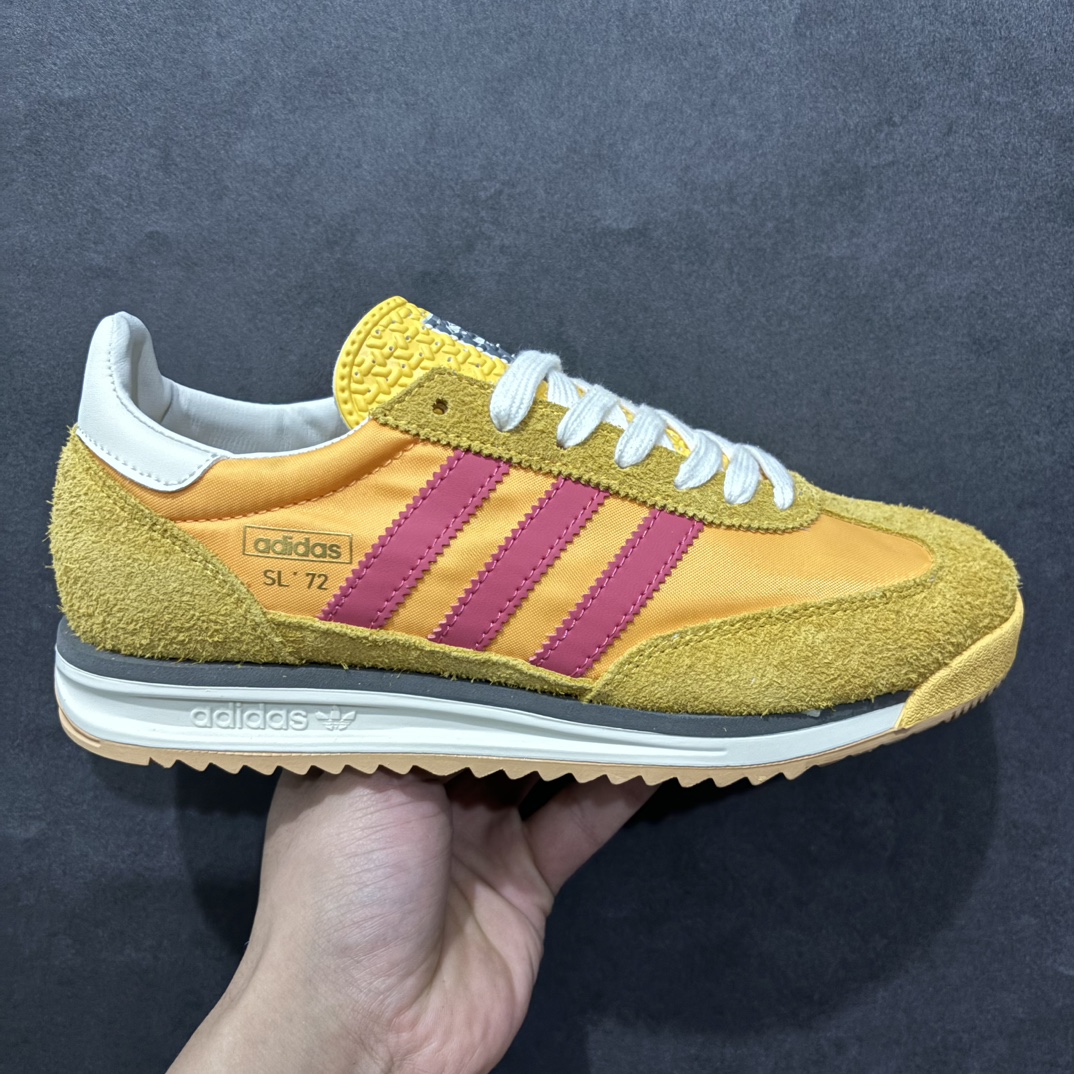 【K8纯原】Adidas Original SL72 OG 系列德训足球风百搭低帮休闲运动板鞋货号：IH0896nn原版开发 品质细节完美n正确版型 正确粗翻毛皮n采用高弹EVA+MODEL+RB三层组合底区别市面RB一体大底 三层组合鞋底重量与原鞋一致  尺码：36 36⅔ 37⅓ 38 38⅔ 39⅓ 40 40⅔ 41⅓ 42 42⅔ 43⅓ 44 44⅔ 45 编码：YB230250-莆田鞋批发中心