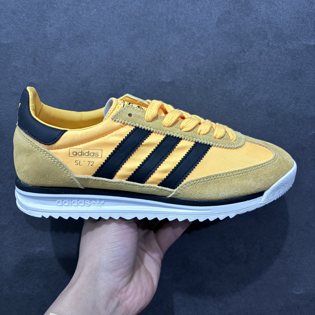 【K8纯原】Adidas Original SL72 OG 系列德训足球风百搭低帮休闲运动板鞋货号：IH7912nn原版开发 品质细节完美n正确版型 正确粗翻毛皮n采用高弹EVA+MODEL+RB三层组合底区别市面RB一体大底 三层组合鞋底重量与原鞋一致  尺码：36 36⅔ 37⅓ 38 38⅔ 39⅓ 40 40⅔ 41⅓ 42 42⅔ 43⅓ 44 44⅔ 45 编码：YB230250-莆田鞋批发中心