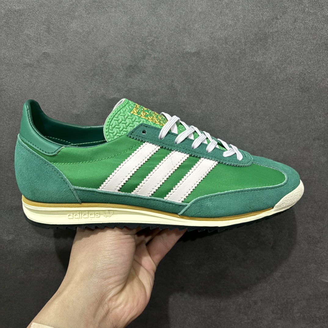 【K8纯原】Adidas Original SL72 OG 系列德训足球风百搭低帮休闲运动板鞋货号：IE3427nn原版开发 品质细节完美n正确版型 正确粗翻毛皮n采用高弹EVA+MODEL+RB三层组合底区别市面RB一体大底 三层组合鞋底重量与原鞋一致  尺码：36 36⅔ 37⅓ 38 38⅔ 39⅓ 40 40⅔ 41⅓ 42 42⅔ 43⅓ 44 44⅔ 45 编码：YB230250-莆田鞋批发中心