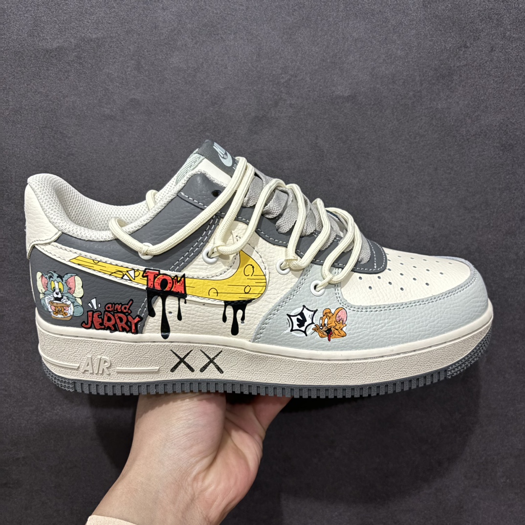 【公司级】Nike Air Force 1 Low 07 猫和老鼠涂鸦 米蓝绑带n原楦头原纸板 打造纯正低帮空军版型 专注外贸渠道 全掌内置蜂窝气垫原盒配件 原厂中底钢印、拉帮完美官方货号：KS6896 555 Size：36 36.5 37.5 38 38.5 39 40 40.5 41 42 42.5 43 44 44.5 45 编码：HXS310320-莆田鞋批发中心