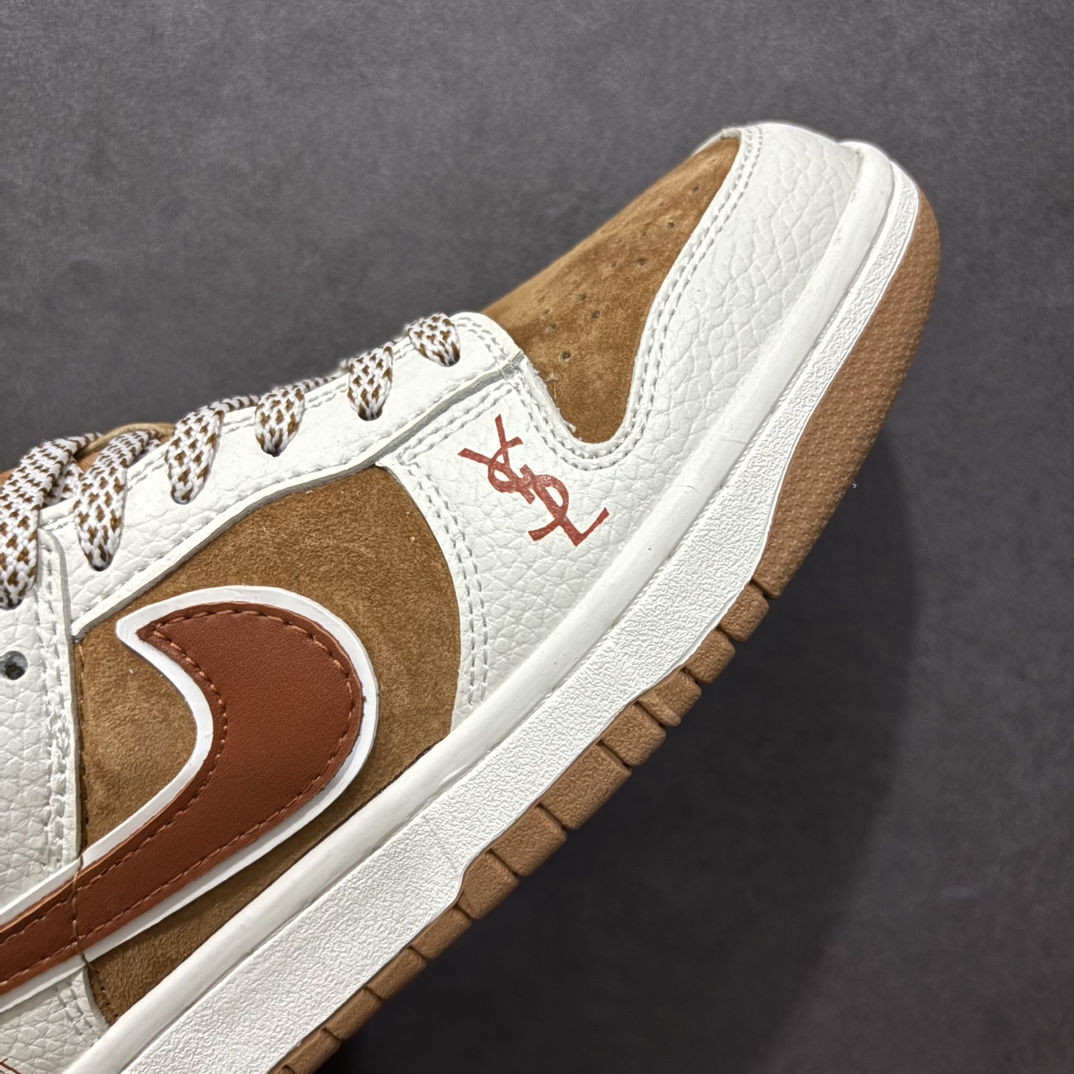 图片[5]-【定制版】NIKE SB Dunk Low x Yves Saint Laurent 白棕红满天星n性价比天花板 极力推荐n原装头层材料 独家版型蒸餾加工n帶來的是更好的视觉和脚感体验n大厂纯原品质出货 清洁度 电绣工艺皮料切割干净无任何毛边 细节完美官方货号：GF2409 174 尺码：36 36.5 37.5 38 38.5 39 40 40.5 41 42 42.5 43 44 44.5 45  编码：QF220240-莆田鞋批发中心