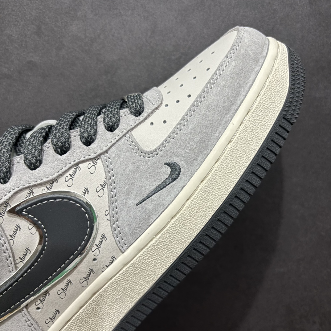 图片[5]-【定制版】Nike Air Force 1 Low 07 x Stussy 白灰小钩满天星n原楦头原纸板 打造纯正低帮空军版型 专注外贸渠道 全掌内置蜂窝气垫原盒配件 原厂中底钢印、拉帮完美官方货号：XZ6188 911 Size：36 36.5 37.5 38 38.5 39 40 40.5 41 42 42.5 43 44 44.5 45 编码：37-莆田鞋批发中心