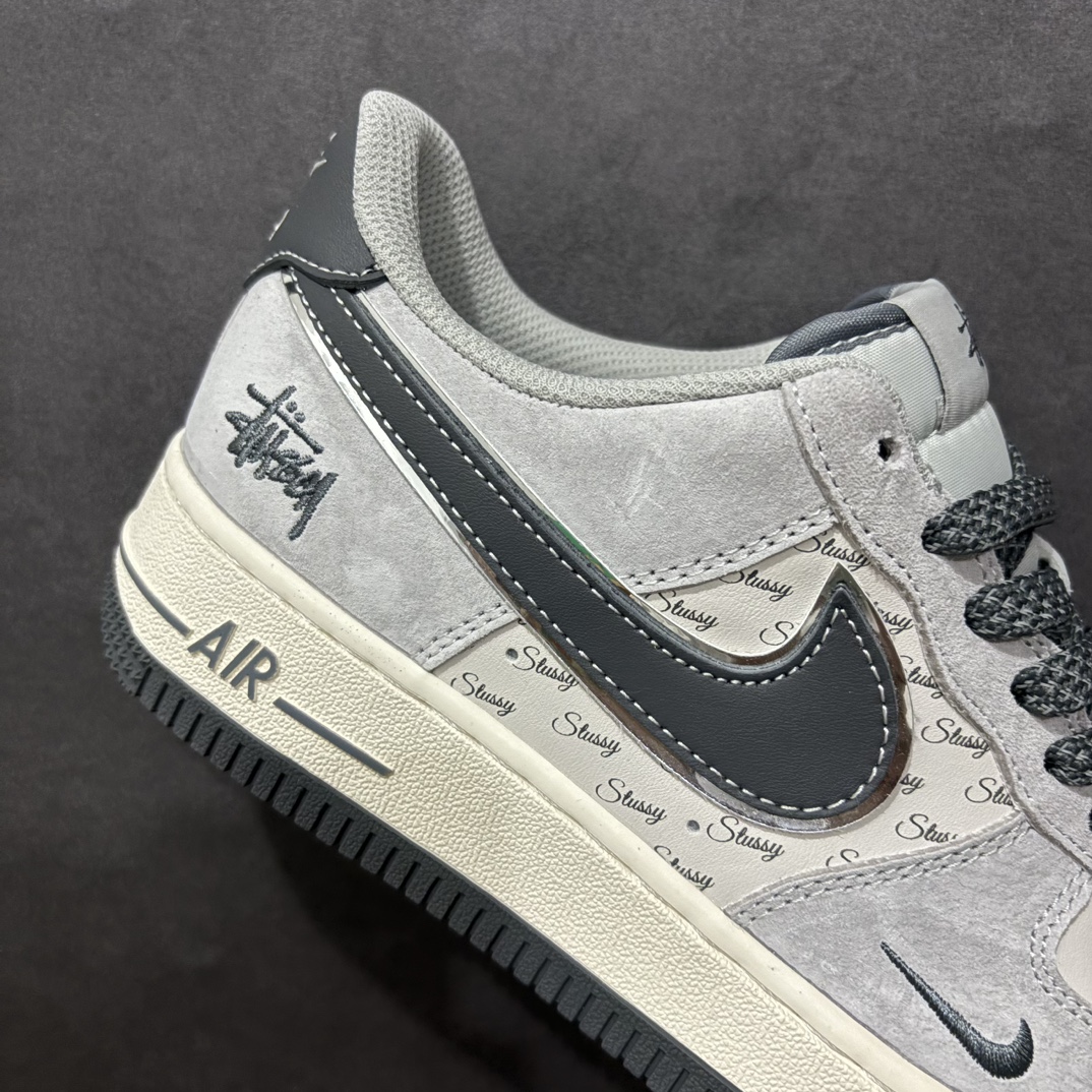 图片[6]-【定制版】Nike Air Force 1 Low 07 x Stussy 白灰小钩满天星n原楦头原纸板 打造纯正低帮空军版型 专注外贸渠道 全掌内置蜂窝气垫原盒配件 原厂中底钢印、拉帮完美官方货号：XZ6188 911 Size：36 36.5 37.5 38 38.5 39 40 40.5 41 42 42.5 43 44 44.5 45 编码：37-莆田鞋批发中心