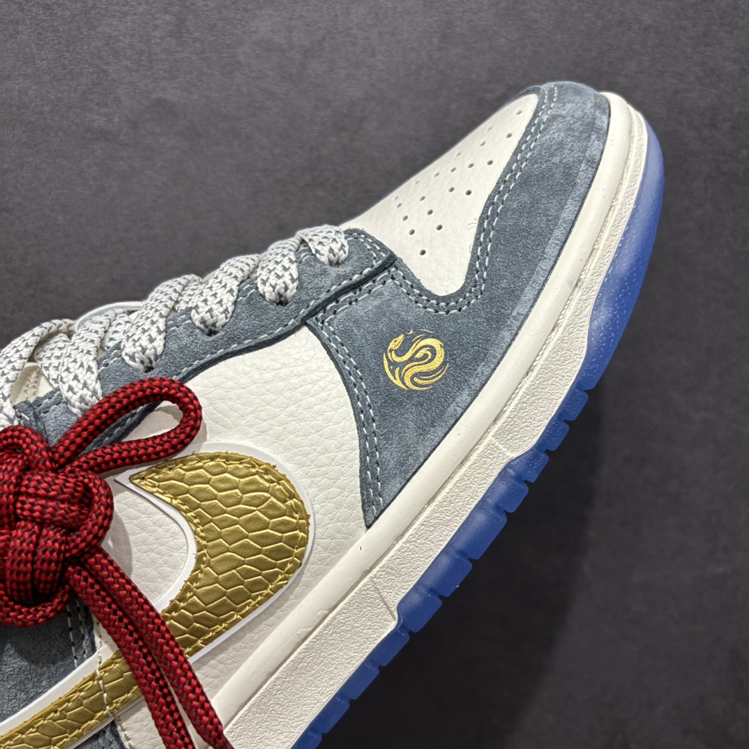 Nk SB Dunk Low 蛇年限定-金蛇 周年高端定制 低帮休闲板鞋 XX3168-116