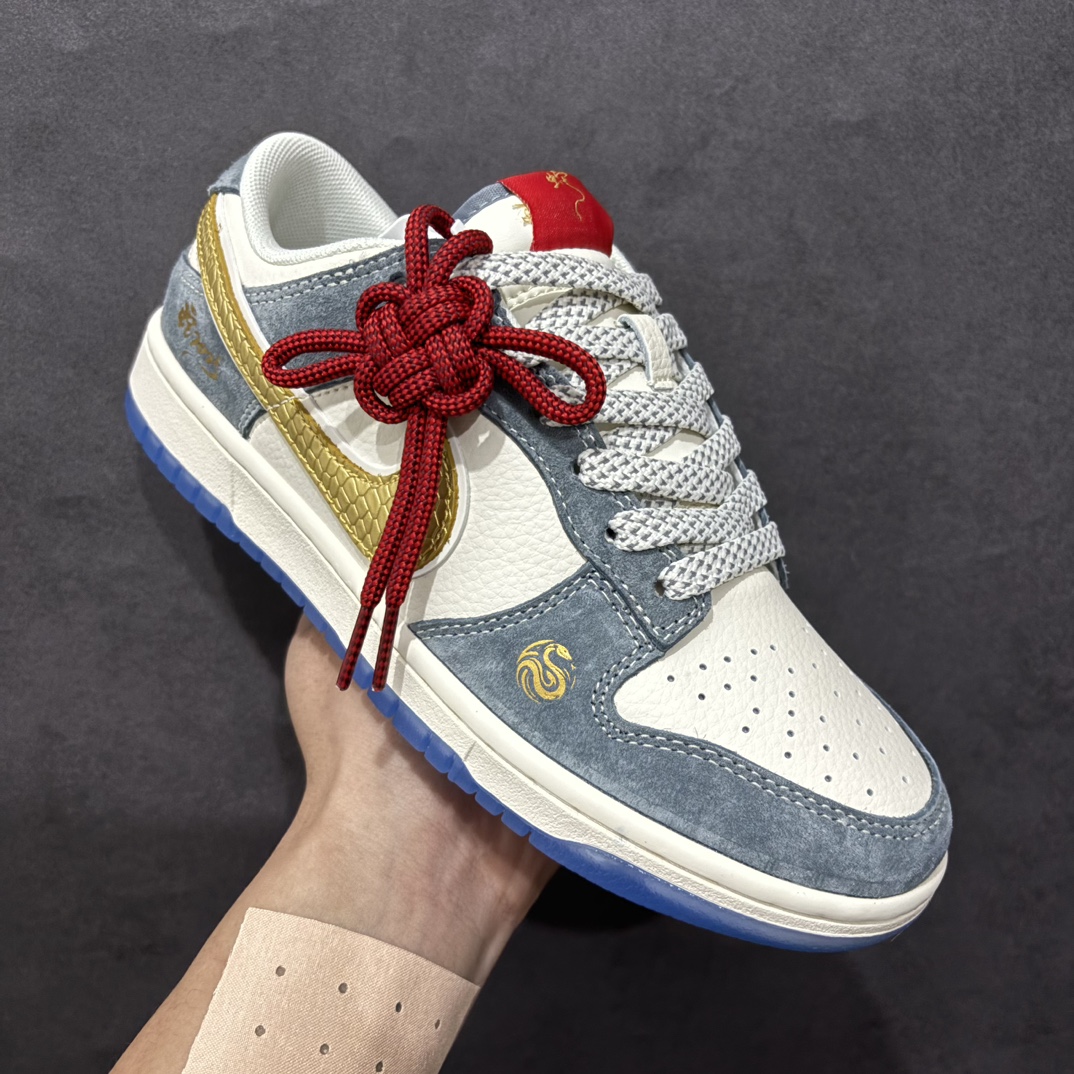 Nk SB Dunk Low 蛇年限定-金蛇 周年高端定制 低帮休闲板鞋 XX3168-116