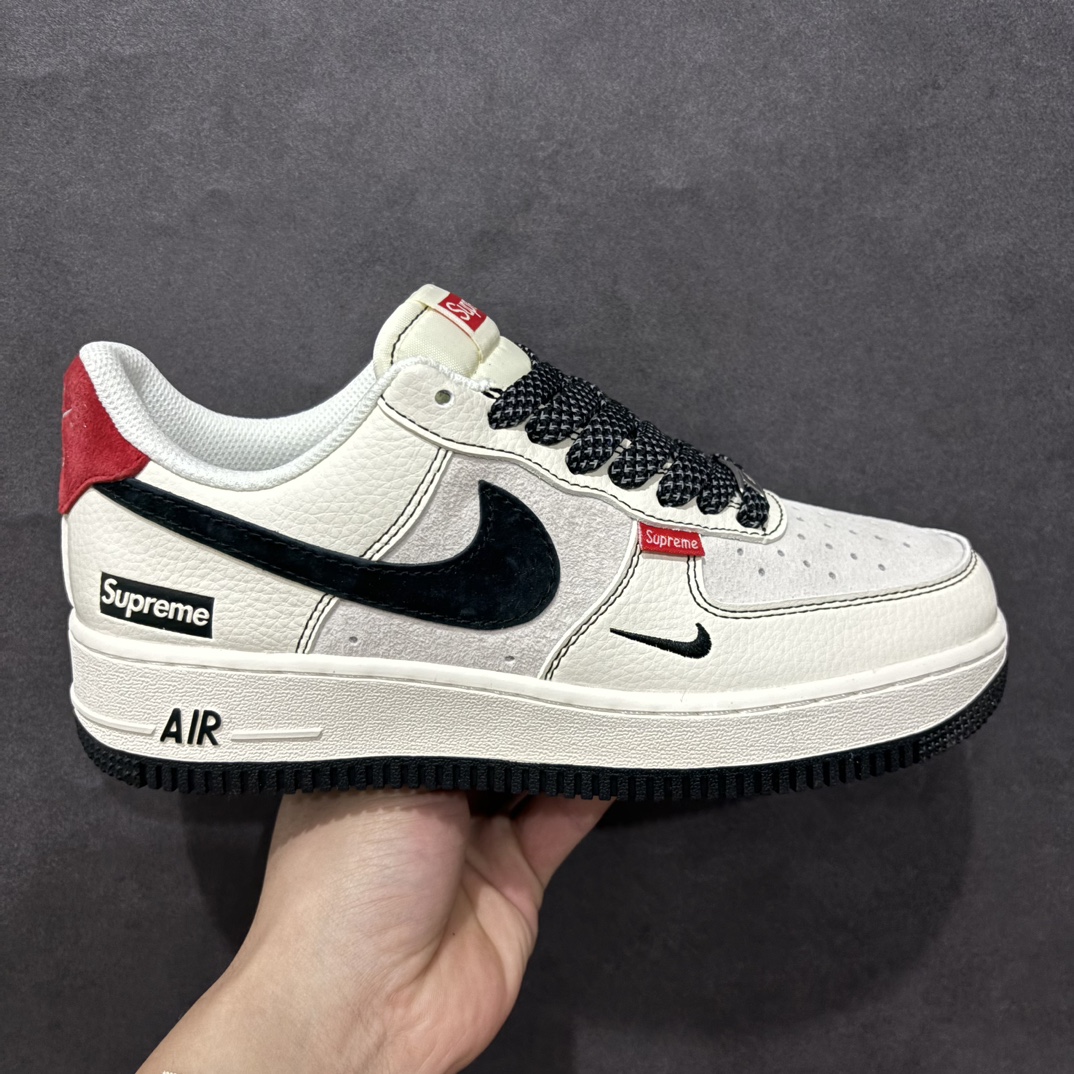 【公司级】Nk Air Force 1\’07 Low Supreme联名 米黑线猪八 空军一号低帮休闲板鞋 BB7518-012rn原楦头原纸板 原装鞋盒 定制五金配件 内置全掌气垫 原厂鞋底 r 尺码：36 36.5 37.5 38 38.5 39 40 40.5 41 42 42.5 43 44 44.5 45  编码：HXS310320-莆田鞋批发中心