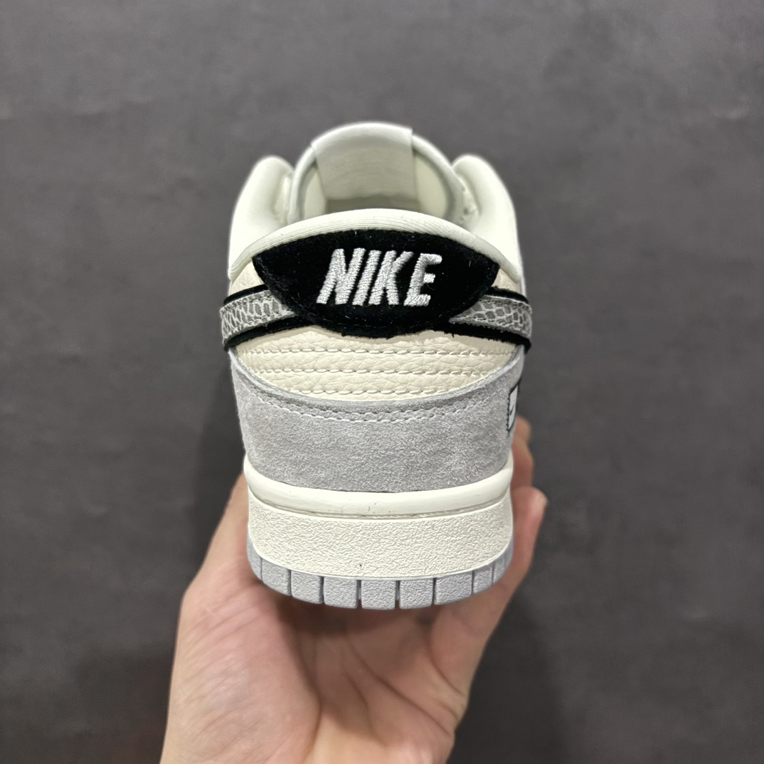 【定制版】Nk SB Dunk Low 北面蛇年系列 灰白灰勾 周年高端定制 低帮休闲板鞋 KK1333-019