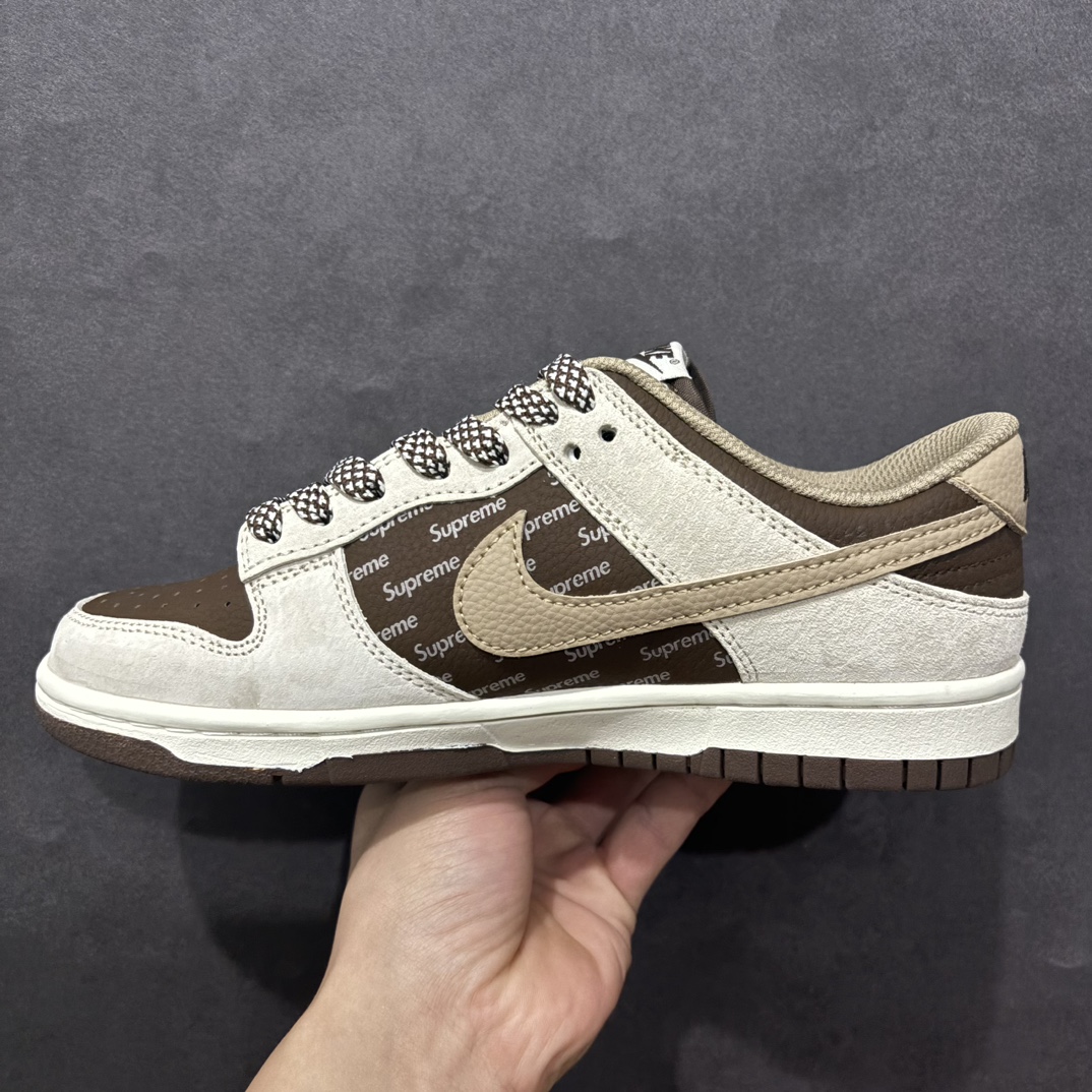 【定制版】Nike SB Dunk Low x Supreme x The North Face 米棕小钩满天星 DJ2024-056