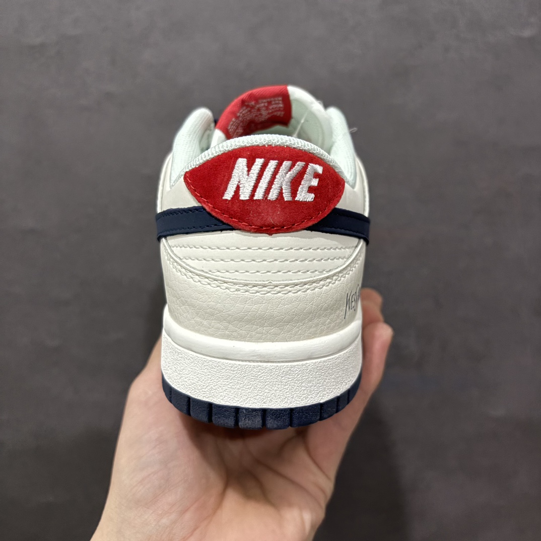 图片[4]-【定制版】NIKE SB Dunk Low 圣罗兰联名深蓝三钩 低帮休闲运动板鞋n原装头层材料 独家版型蒸餾加工帶來的是更好的视觉和脚感体验大厂纯原品质出货 清洁度 电绣工艺 皮料切割干净无任何毛边 细节完美货号：GF2409-172  尺码：36 36.5 37.5 38 38.5 39 40 40.5 41 42 42.5 43 44 45 编码：QF220240-莆田鞋批发中心