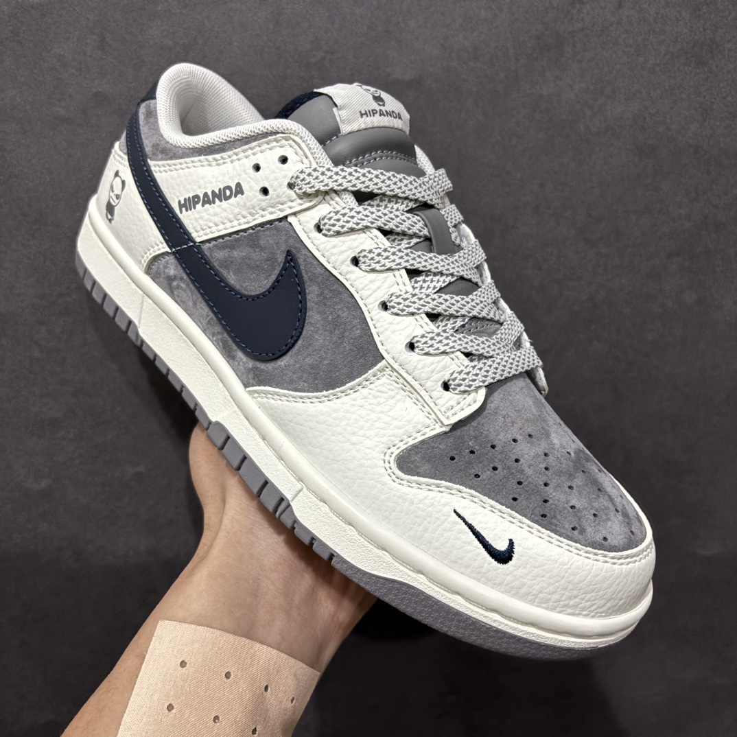 Nike SB Dunk Low“暴力熊联名——白灰深蓝钩周年高端定制 低帮休闲板鞋   CY5979-105