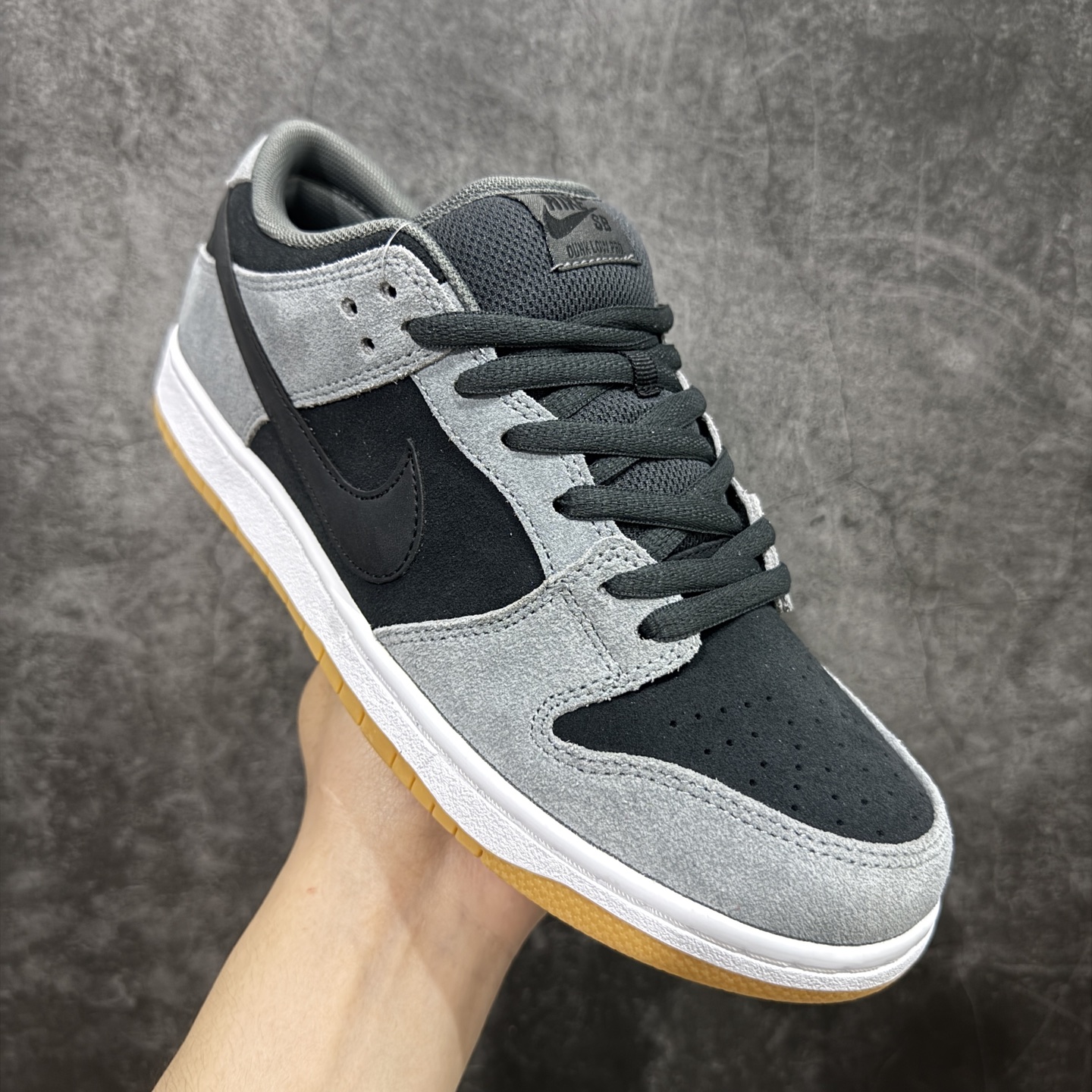 240 纯原Z版Nike SB Dunk Low Dunk SB 黑灰生胶 灰黑色 低帮运动休闲滑板鞋 HF3063-001