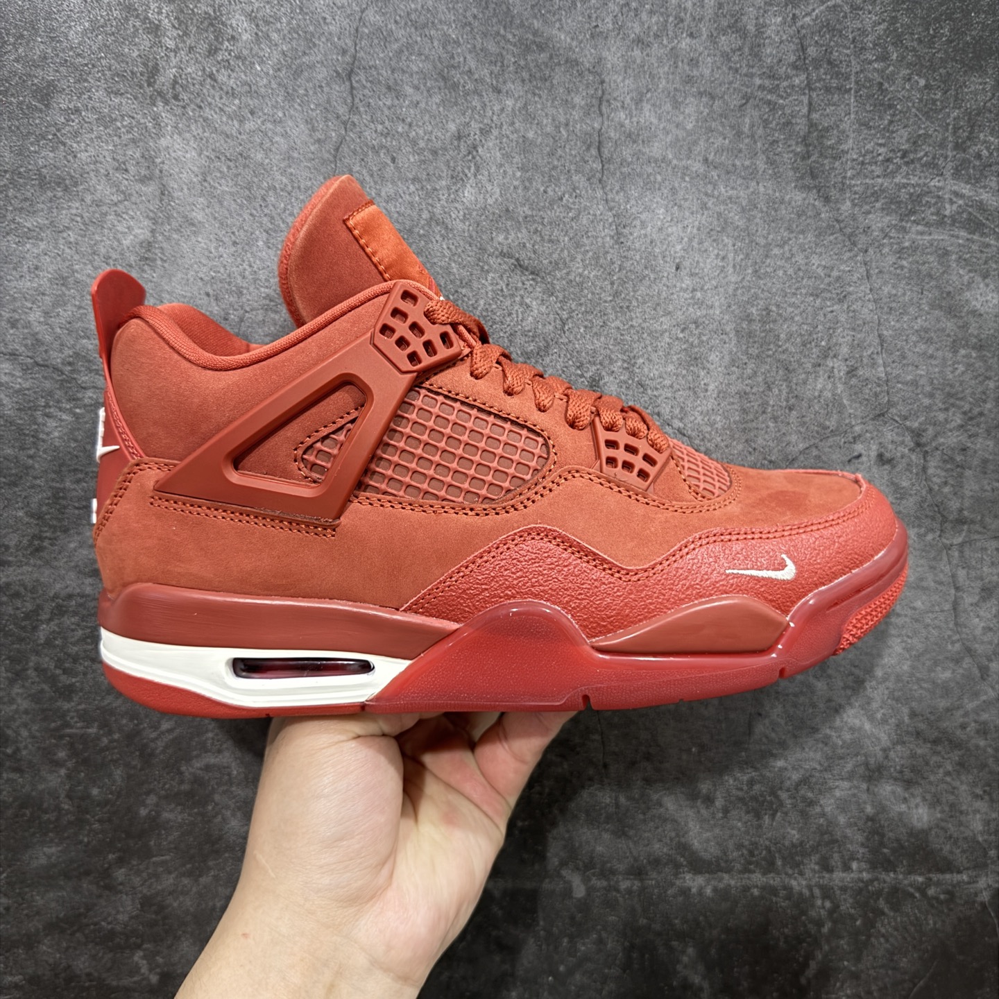 420 原厂版 Nigel Sylvester x Air Jordan AJ4 “Brick by Brick” 联名红砖 HF4340-800