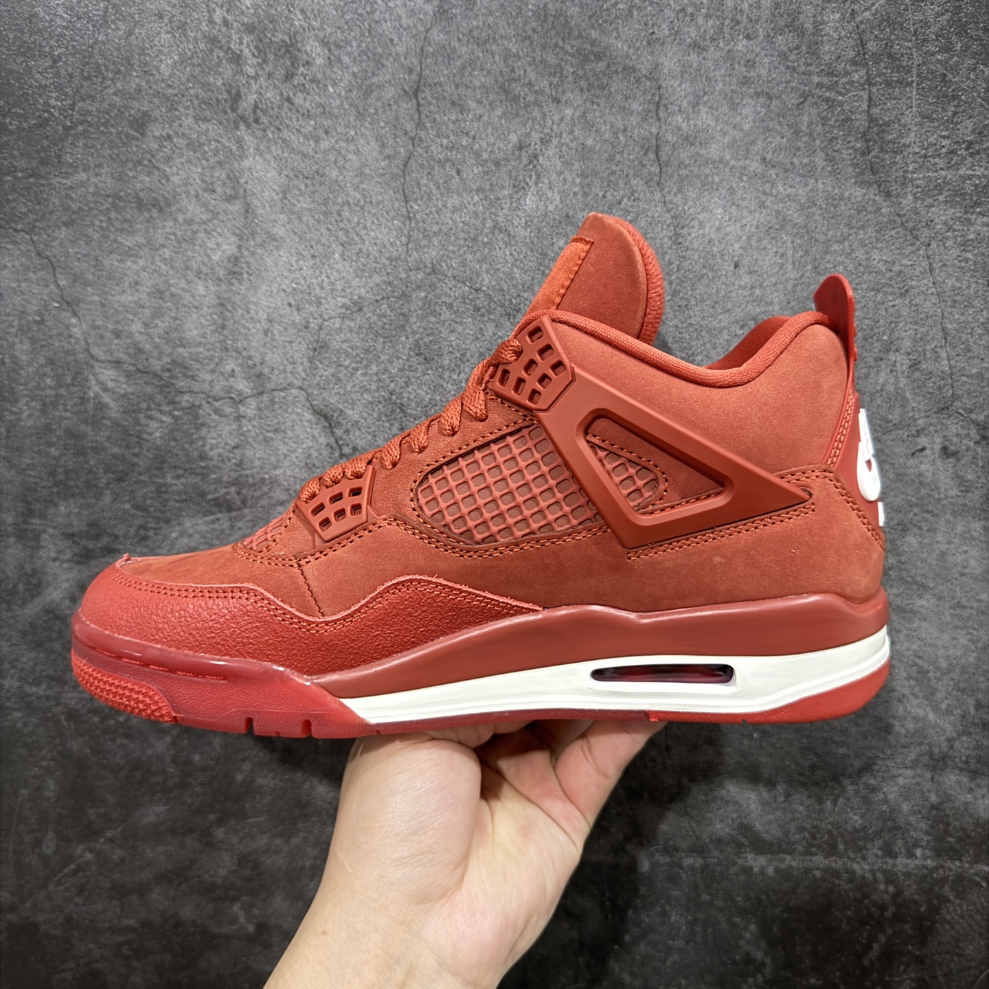 420 原厂版 Nigel Sylvester x Air Jordan AJ4 “Brick by Brick” 联名红砖 HF4340-800