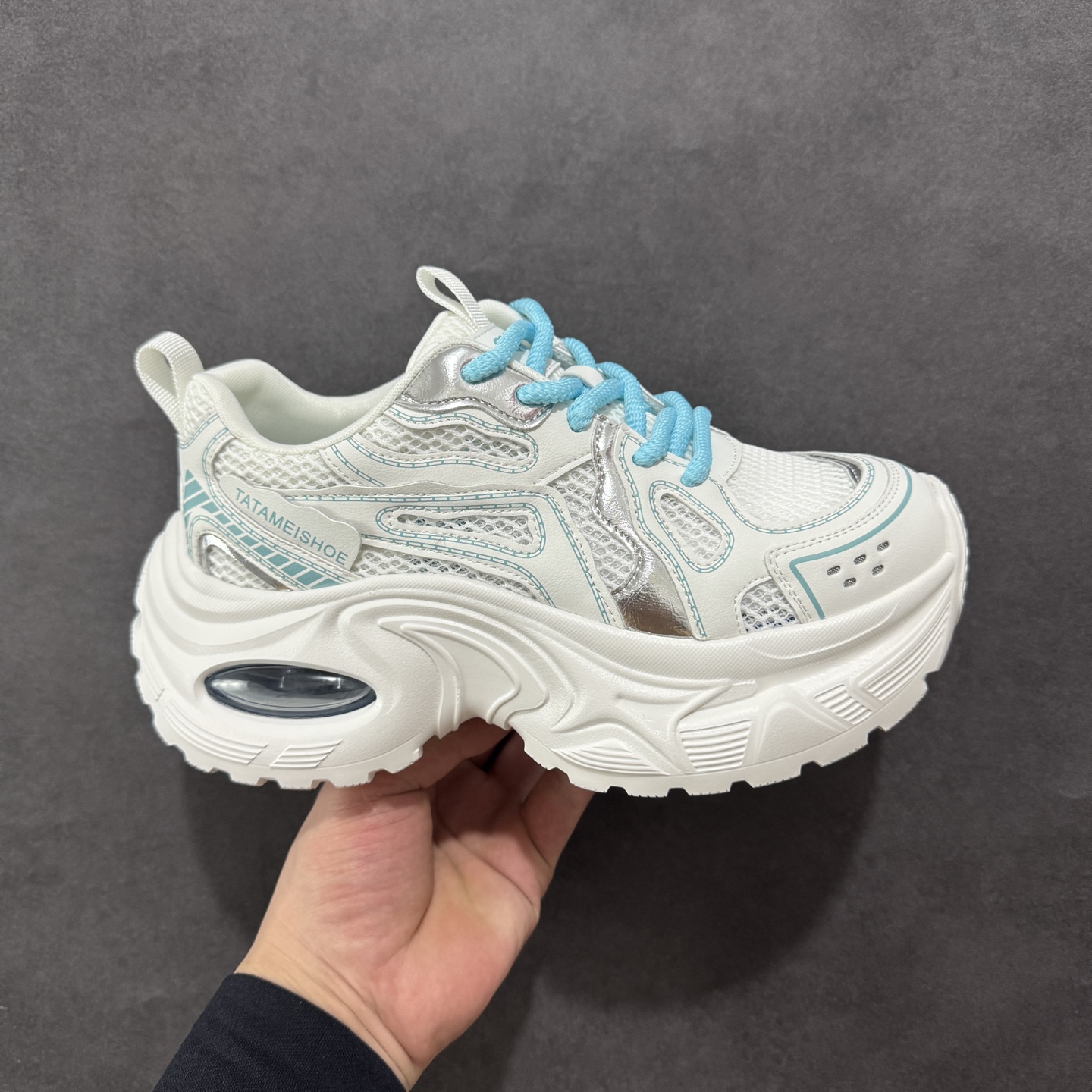 【公司级】GG-CC Chunky Low休闲运动气垫厚底增高老爹鞋系列 #广东大厂出品 完美细节 25ss春季新款厚底增高 大长腿 时髦look轻松定格 不费力展现率性氛围 高档银盒 酷帅机能风不规则设计气垫大底 白黄兰拼色造型设计 轻便舒适百搭 GGCC厚底增高简直就是小个子的快乐!不管怎么搭都好看~ 尺码:35 36 37 38 39 40-选品中心