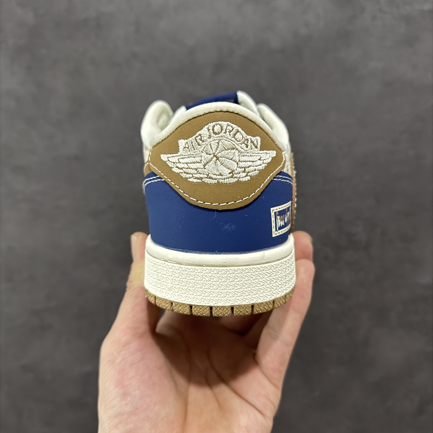 280 定制版Travis Scott x Fragment Design x Air Jordan 1 Low SP AJ1 FOG联名 波纹鬼脸 低帮文化休闲板鞋 XS2024-007
