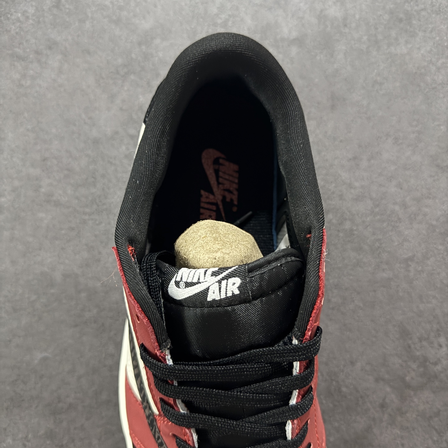 定制版Travis Scott x Fragment Design x Air Jordan 1 Low SP AJ1 FOG联名 拼接酒红 低帮文化休闲板鞋 LD2025-012