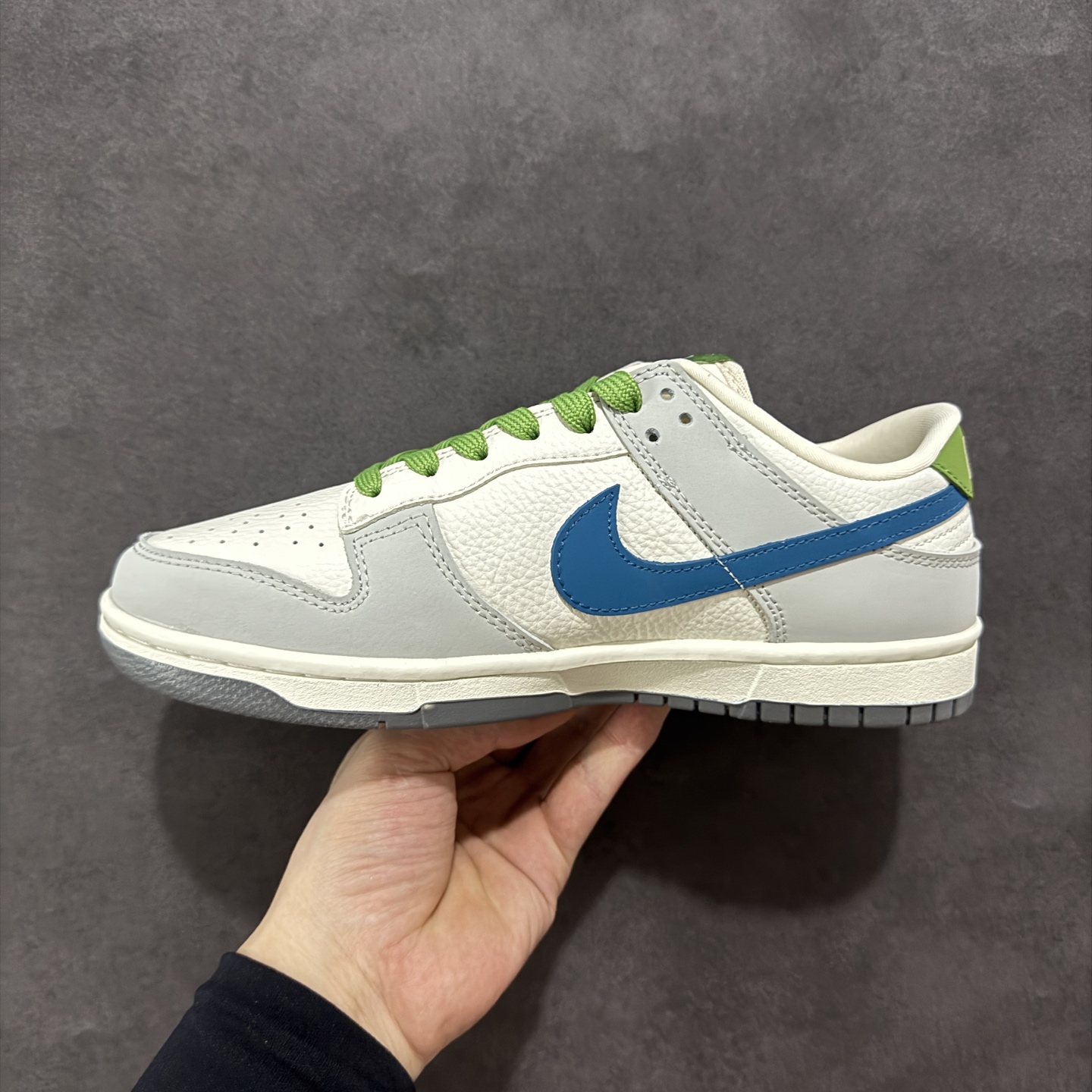 260 定制版Nike SB Dunk Low x GUCCI 白灰绿小钩 XY2026-154