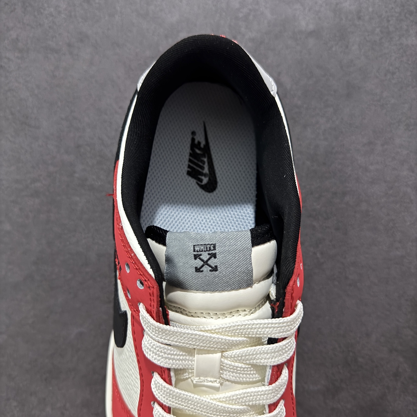 260 定制版Nike SB Dunk Low x OFF-WHITE 白红黑小钩 XY2026-159