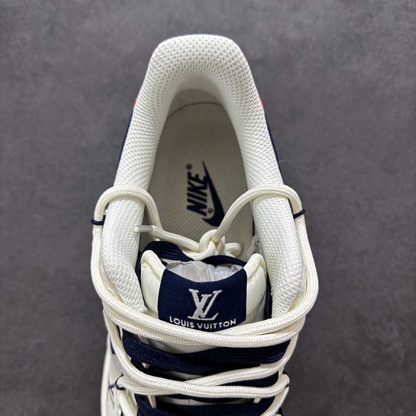 260 定制版Nike Air Force 1'07 Low LV联名 蓝勾抽绳 空军一号低帮休闲板鞋 DM6868-083