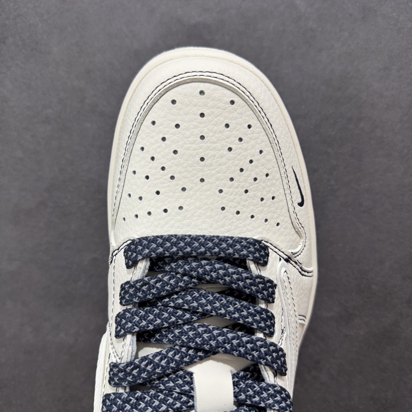 280 定制版Travis Scott x Fragment Design x Air Jordan 1 Low SP AJ1 斯图西联名 灰线火焰 低帮文化休闲板鞋 ZH2598-230