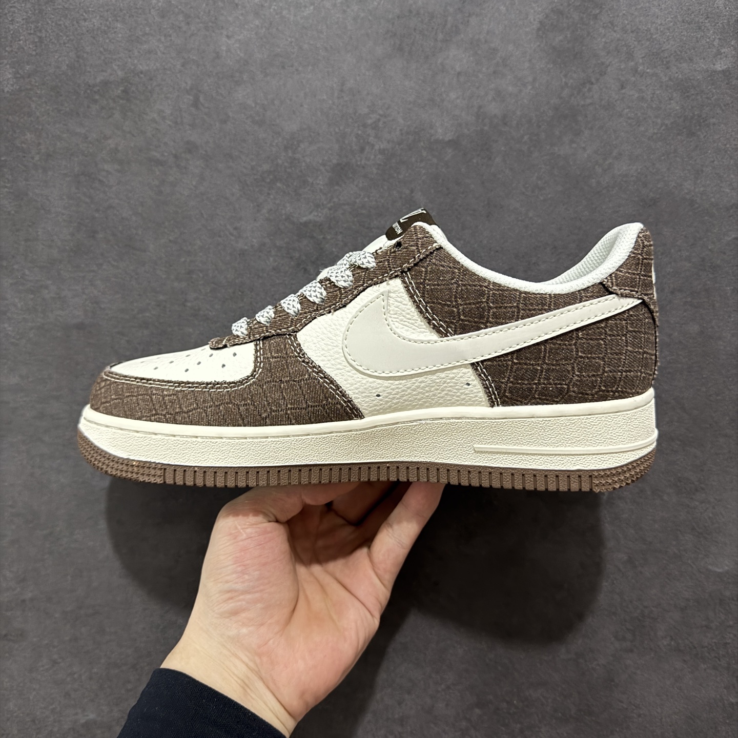 260 定制版Nike Air Force 1'07 Low LV联名 米棕暗格 空军一号低帮休闲板鞋 XS1958-552