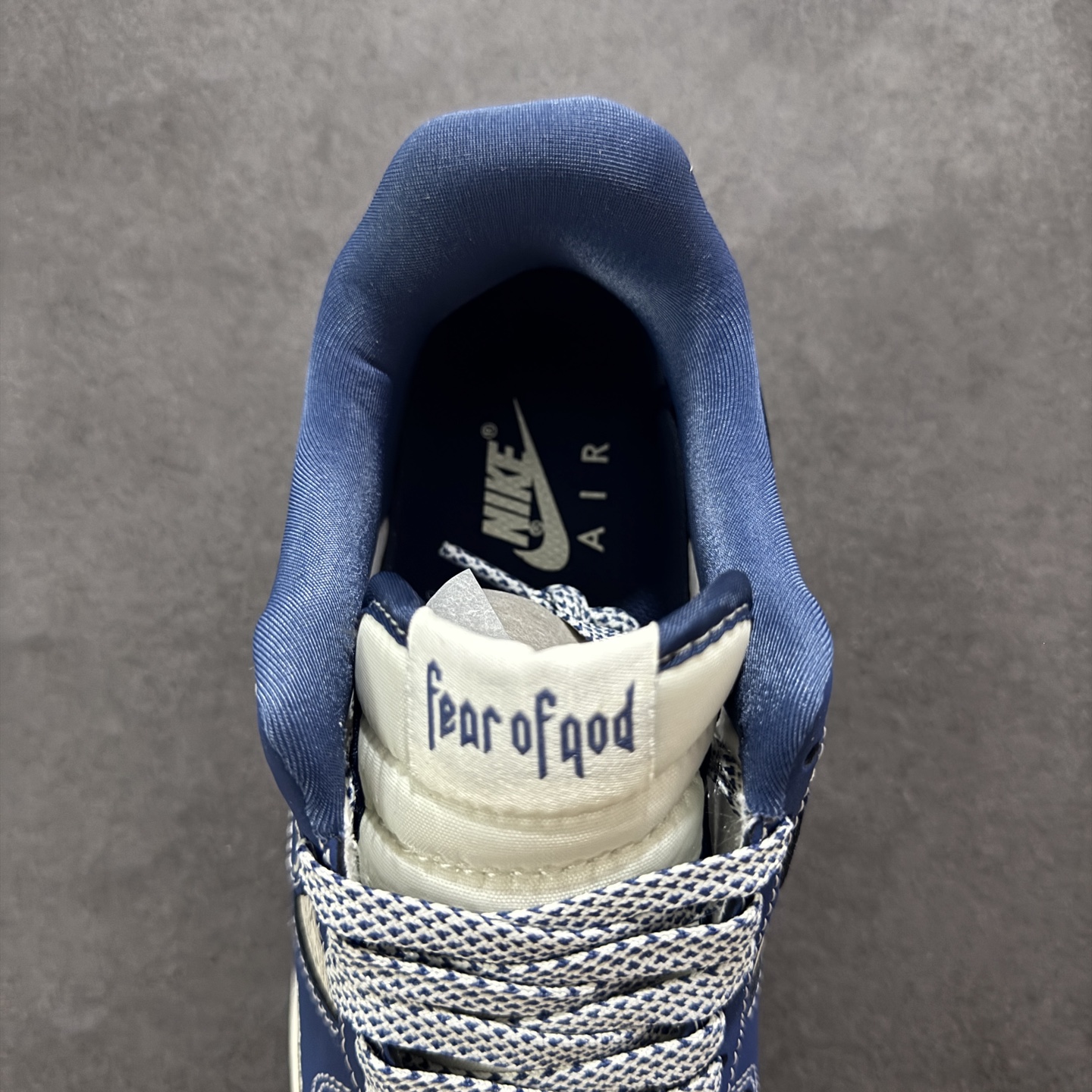 260 定制版Nike Air Force 1'07 Low FOG联名 米蓝波纹 空军一号低帮休闲板鞋 KK1988-079
