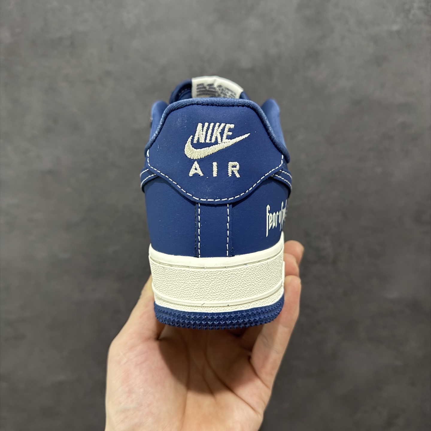 260 定制版Nike Air Force 1'07 Low FOG联名 米蓝波纹 空军一号低帮休闲板鞋 KK1988-079