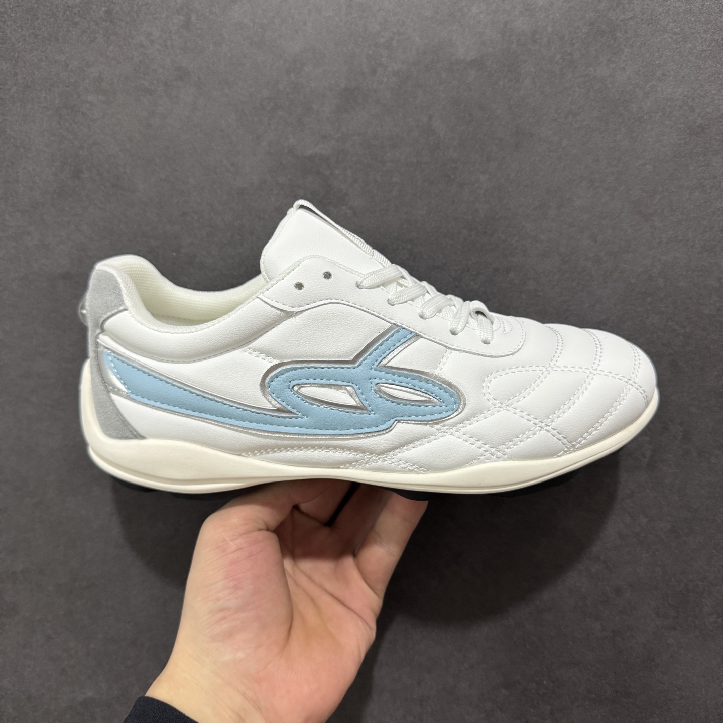 220 GOOD BAI 白敬亭同款 复古时尚流浪鞋 广东大厂货 2025春夏新品 网纹格 赛车鞋