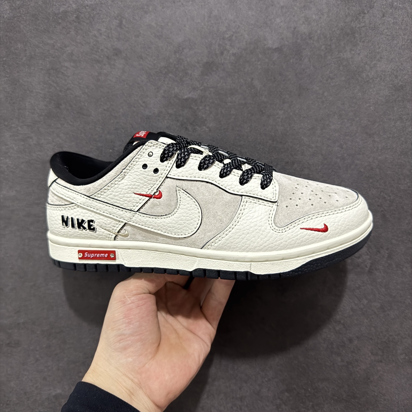 280 定制版Nike SB Dunk Low Sup联名 米白满天星 周年高端定制 低帮休闲板鞋 SC9207-410