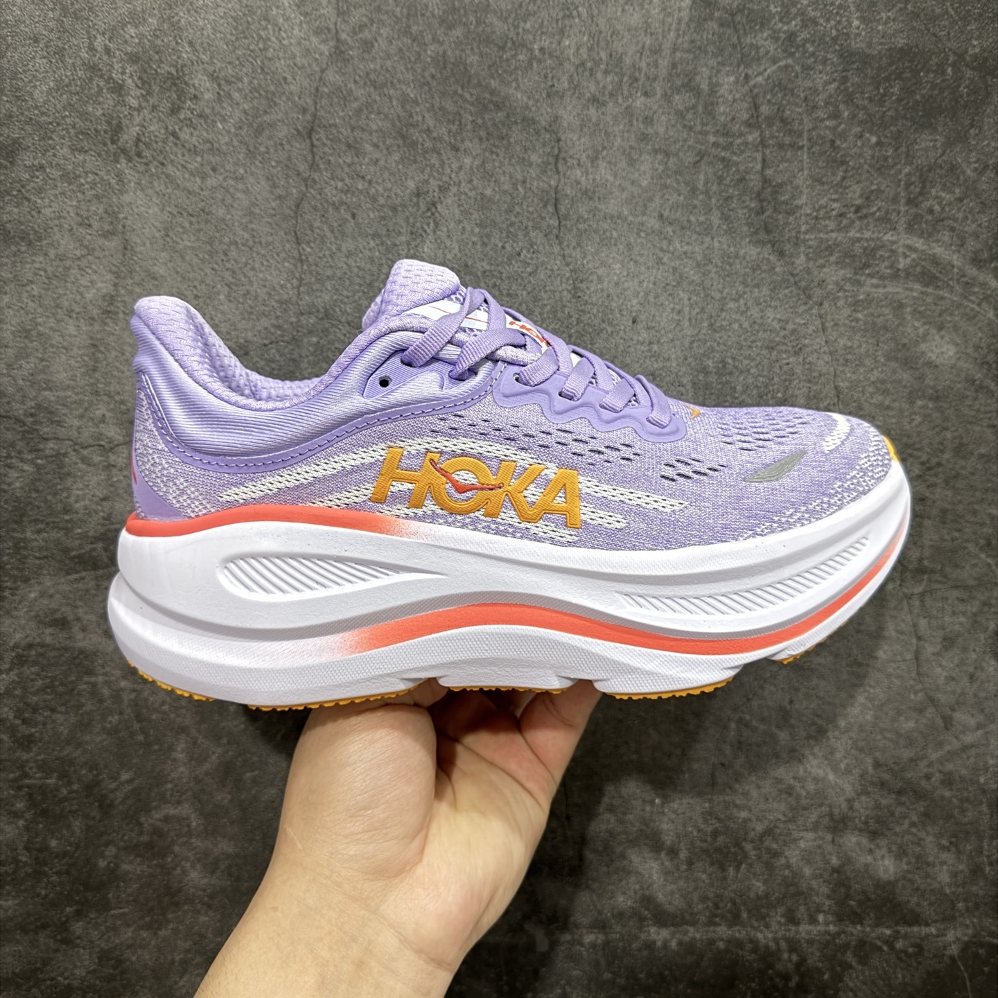 【纯原版】HOKA ONE ONE Bondi 9 WIDE 邦迪九代舒适防滑耐磨低帮休闲跑步鞋