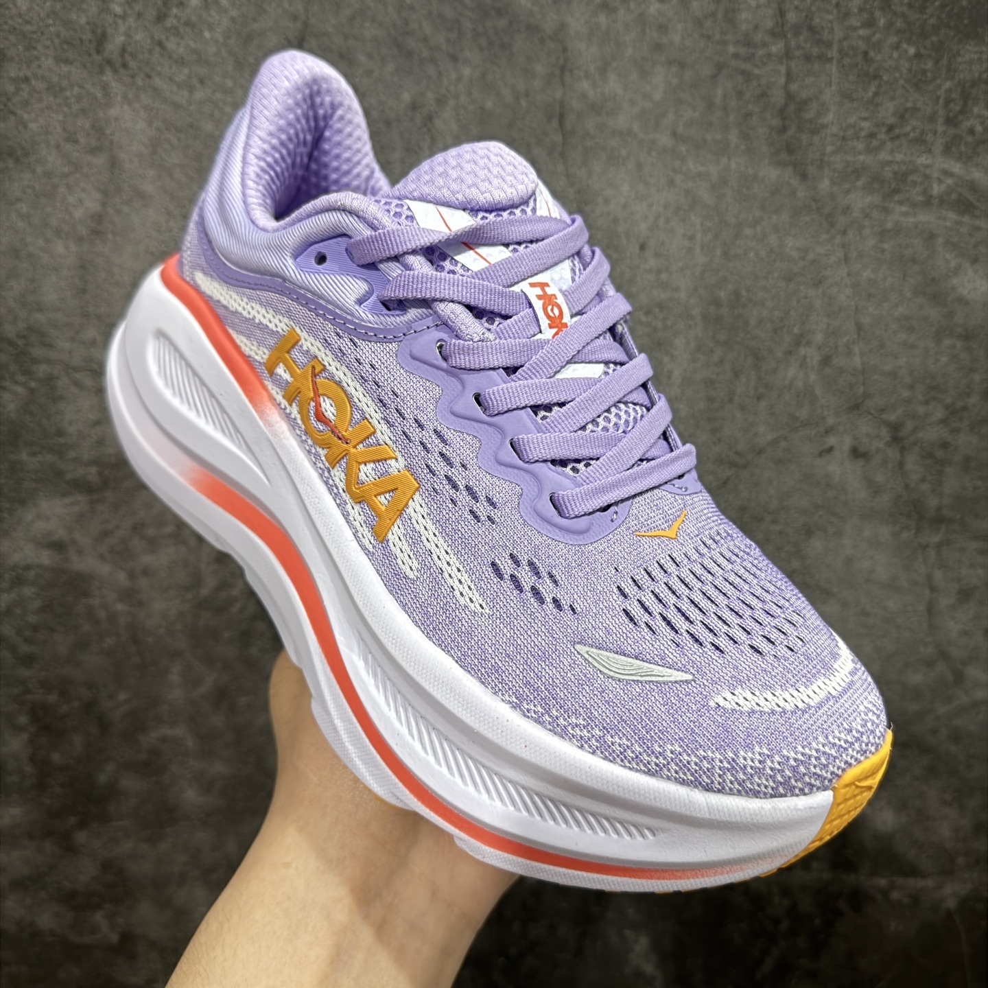 【纯原版】HOKA ONE ONE Bondi 9 WIDE 邦迪九代舒适防滑耐磨低帮休闲跑步鞋