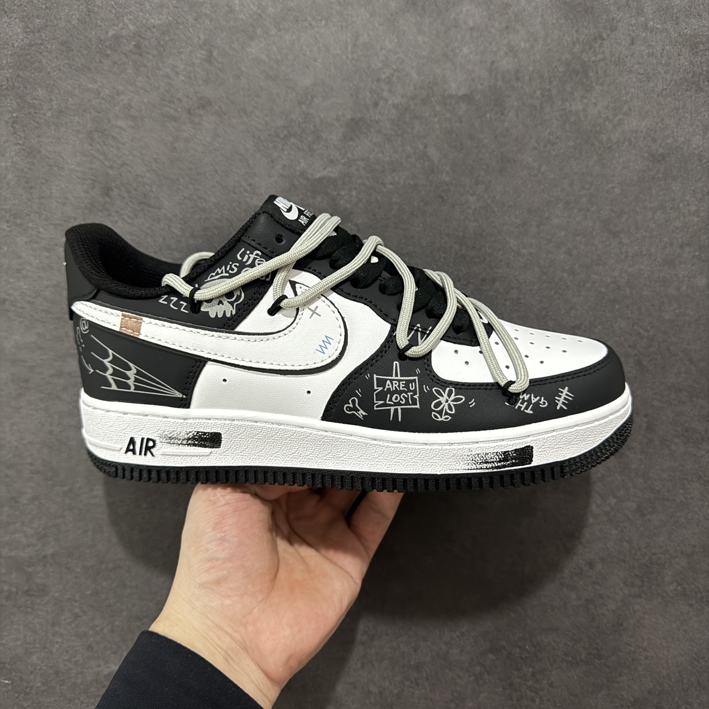 260 定制版官方爆款定制 Nike Air Force 1 Low’07 牛仔很忙 空军一号绑带低帮休闲板鞋 ZH0316-071